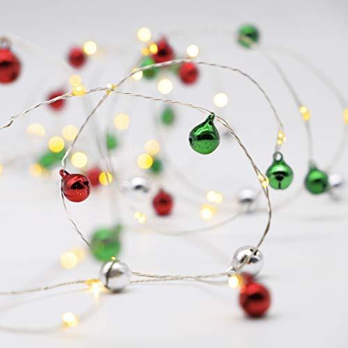 Christmas String Lights 10ft 60 LEDs 60 Jingle Bells Copper Wire with Remote Control for Winter Festival Christmas Eve - If you say i do