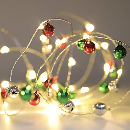 Christmas Tree Lights, Warm White &multi Color, Connectable Plug in Christmas String Lights - with Remote Control for Christmas Decorations, Size: 1