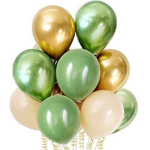 Sage Balloons Matte Olive Green Cream Nude Neutral Garland Kit Arch Baby Shower Party Decorations Decor 10 Inch 12 Inch - If you say i do