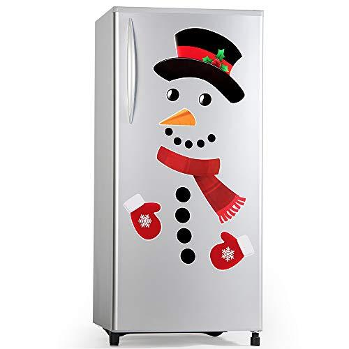 Snowman Refrigerator Magnets Set of 16, Cute Funny Fridge Magnet Refrigerator Stickers Holiday Christmas Decorations - If you say i do