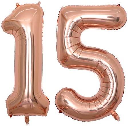 40 inch Jumbo 30 Rose Gold Foil Balloons for 30th Birthday Party Supplies,Anniversary Events Decorations - If you say i do