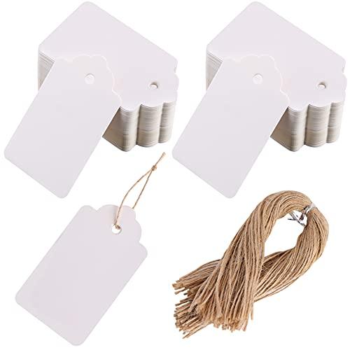 200pcs Kraft Paper Gift Tags With Strings,Wedding Packing Labels Love  Handmade Kraft tags ,Paper Card Price tags,Hang tags
