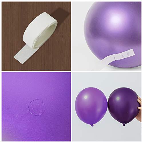 Purple Balloon Kit 136PCS 18In 12In 5In Purple Macaron Purple Metallic Purple Balloon Arch Garland - If you say i do