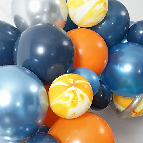 Outer Space Balloon Garland Kit, 88Pcs Universe Space Planets Party Balloon Garland Kit Included UFO Rocket Astronaut Balloons - If you say i do