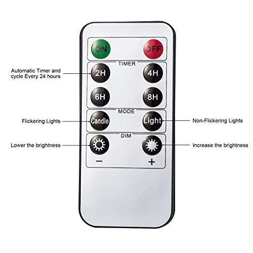 Set of 5 Battery Operated Candles Pillar Realistic Flameless Flickering LED Candles with Remote Control 2 4 6 8 Hours Timer - If you say i do