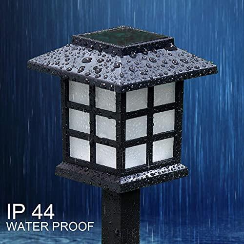 8 Pack Solar Pathway Lights Outdoor, Christmas Yard Decoration, Waterproof Outdoor Solar Lights - If you say i do