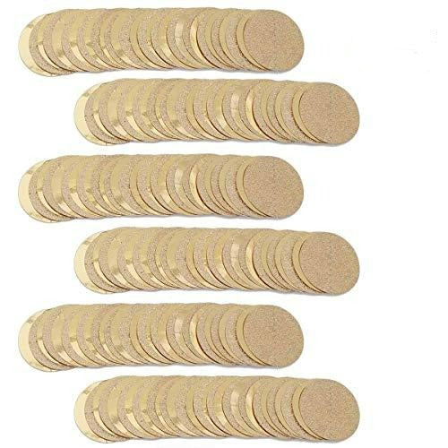 6 Pcs Glitter Champagne Gold Paper Circle Dots Garland (52 Feet) Party Hanging Bunting Birthday Party Decorations Engagement Party - If you say i do