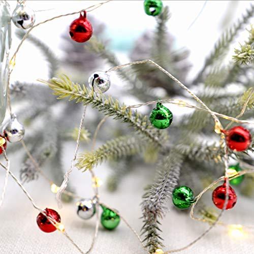 Christmas String Lights 10ft 60 LEDs 60 Jingle Bells Copper Wire with Remote Control for Winter Festival Christmas Eve - If you say i do