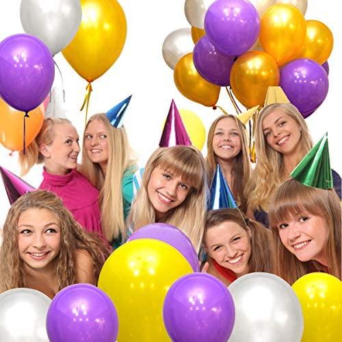 50 Metallic Chrome Silver Balloons 12 Inch Shiny Glossy Latex Helium party Balloons - If you say i do