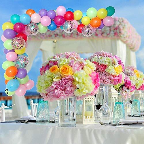 113Pcs Party Balloons Decoration Set, Colorful Confetti Balloons & Colorful Latex Balloons for Baby Shower, Wedding, Birthday, Graduation - If you say i do