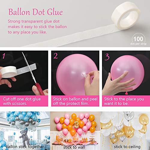 How to use Balloon Decorating Strip or Tape & Glue Pieces 