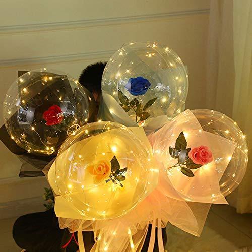 LED Luminous Balloon Flower Bouquet Flower In Balloon For Gift And Home Decoration - If you say i do