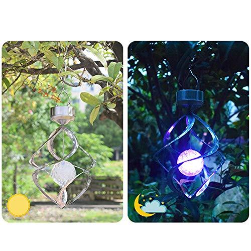 LED Color Changing Solar Revolving Wind Chimes ââ‚?Add a Colorful Wind Chime to Your Place - If you say i do