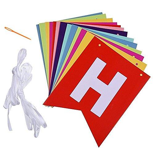 Colorful Happy Birthday Banner Bunting - If you say i do