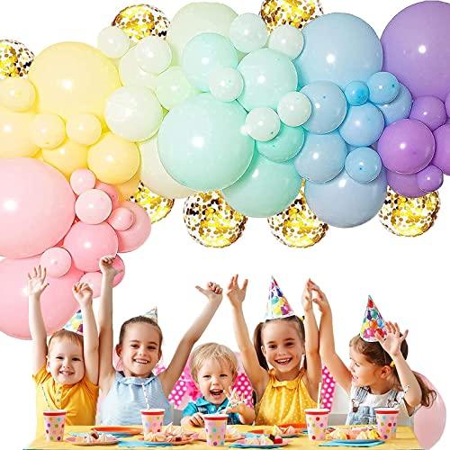Pastel Yellow Balloons Garland Arch Kits - 60PCS 5/12/18 Inch