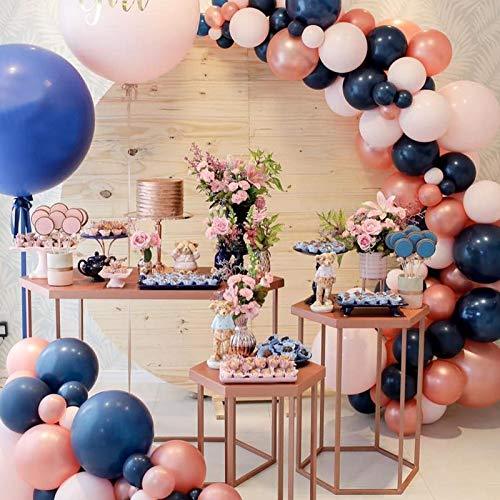 Gender Reveal Decorations Balloon Garland Kit 115 Pcs Navy Blue Pink Balloon Arch - If you say i do