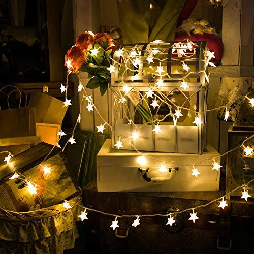 100 LED Star String Lights, Plug in Fairy String Lights Waterproof, Extendable for Indoor, Outdoor, Wedding Party, Christmas Tree - If you say i do