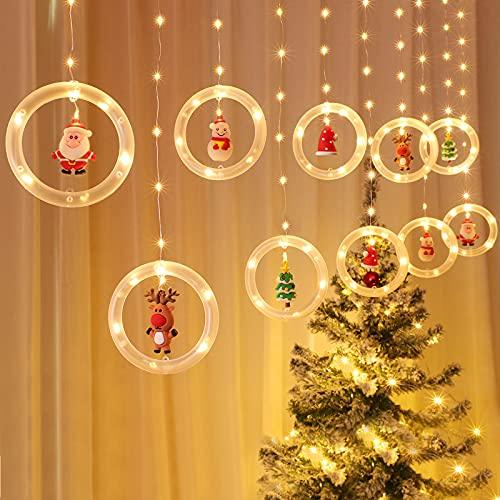 10 Pack Christmas Hanging Window Lights,3D Novelty Hanging Lights, Christmas Hanging Atmosphere Decorative Lights - If you say i do