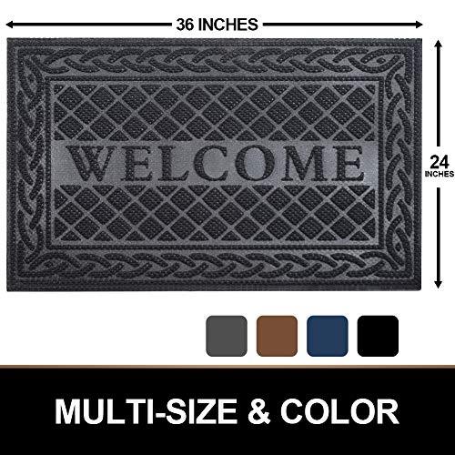 Heavy Duty Rubber Doormats, Welcome Mats, Indoor Outdoor, Non-Slip, Easy Clean - If you say i do