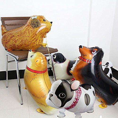Walking Animal Balloons Pet Dog balloons, 6pcs Puppy Dogs Birthday Party Supplies Kids Balloons Animal Theme Birthday Party Decorations - If you say i do
