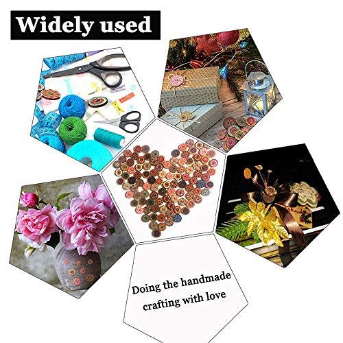 Buttons for Crafts, 100pcs Big Button Cute Large Decorative Buttons 1inch Flower Wood Buttons for Sewing 25mm - If you say i do