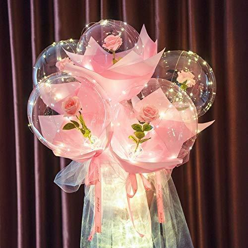 LED Luminous Balloon Flower Bouquet Flower In Balloon For Gift And Home Decoration - If you say i do