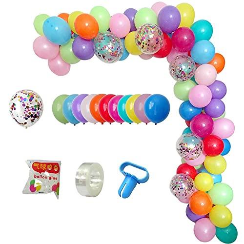 113Pcs Party Balloons Decoration Set, Colorful Confetti Balloons & Colorful Latex Balloons for Baby Shower, Wedding, Birthday, Graduation - If you say i do
