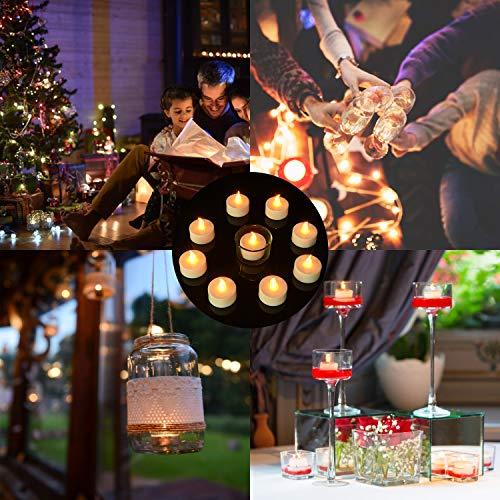 24 Pack Battery Operated Flameless LED Tea Light Fake Candles for Votive, Party, Weddings, Birthdays, Mother's Day - If you say i do