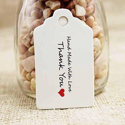 Paper Tags Gift Hang Tags with String 200pcs White - If you say i do