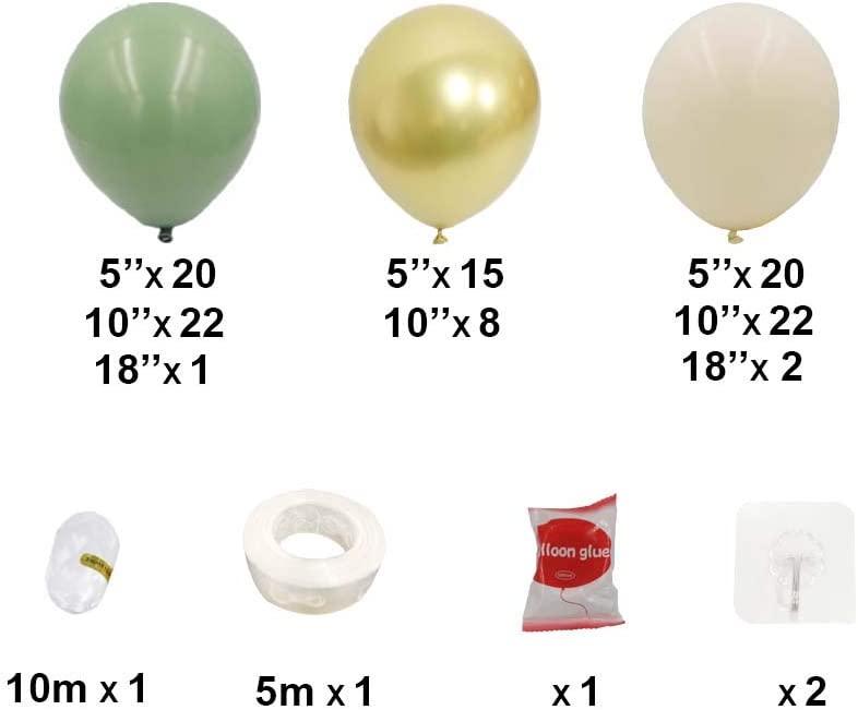 DIY Balloon Arch Kit Retro Olive Green Balloon Garland Kit - If you say i do