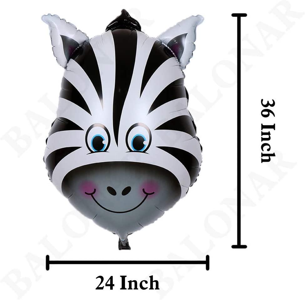 5pcs 32 Inch Tiger Lion Zebra Monkey Graffe Foil Balloons Animal Balloons for Child Birthday Party Supplies Cute Baby Shower Decorations - If you say i do