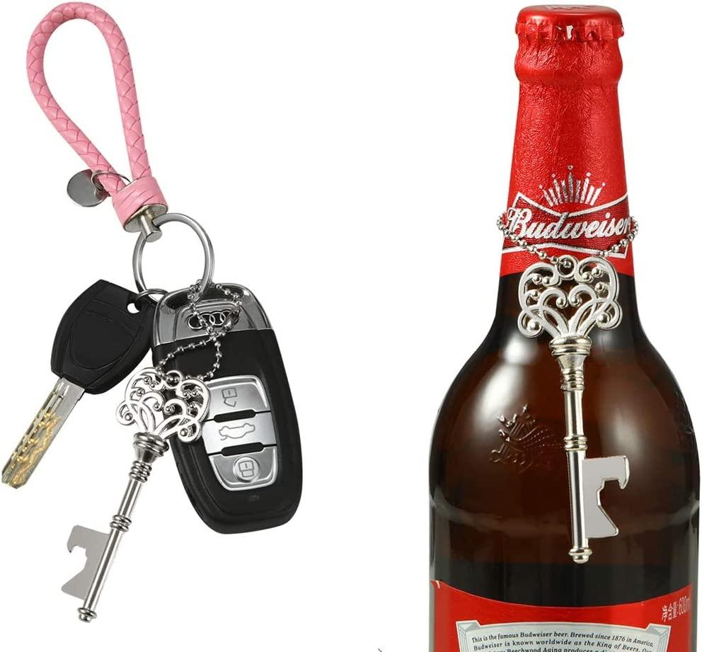 50PCS Vintage Skeleton Key Bottle Opener, Wedding Favors Key Bottle Opener - If you say i do