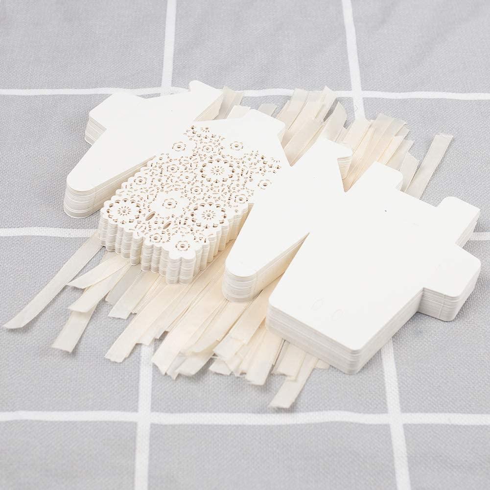 Party Favor Box, 50PCS Mini Lvory White Paper Laser Cut Gift Candy Box Hollow Small Gift Boxes for Wedding - If you say i do