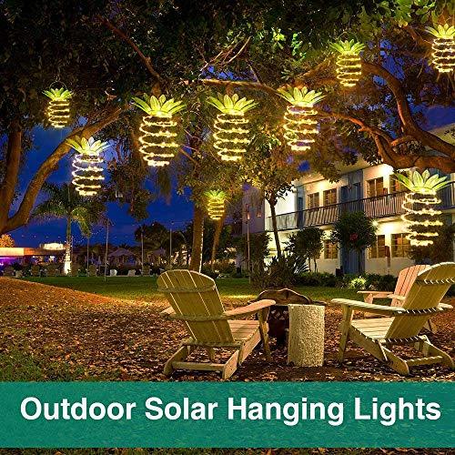 4 Pack Solar Lanterns, Hanging Solar Lights Outdoor Decorative for Patio Garden Pathway Porch Deck Yard Decor - If you say i do