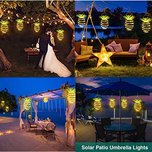 hanging lights for patio umbrella 4 Pack Solar Lanterns, Hanging Solar Lights Outdoor Decorative for Pat – If you say i do