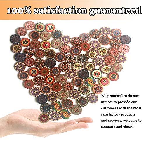 Buttons for Crafts, 100pcs Big Button Cute Large Decorative