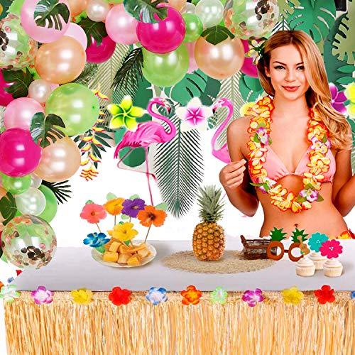 Big Dot of Happiness Pink Flamingo - Party Like a Pineapple - Tropical  Summer Party Decor and Confetti - Terrific Table Centerpiece Kit - Set of 30