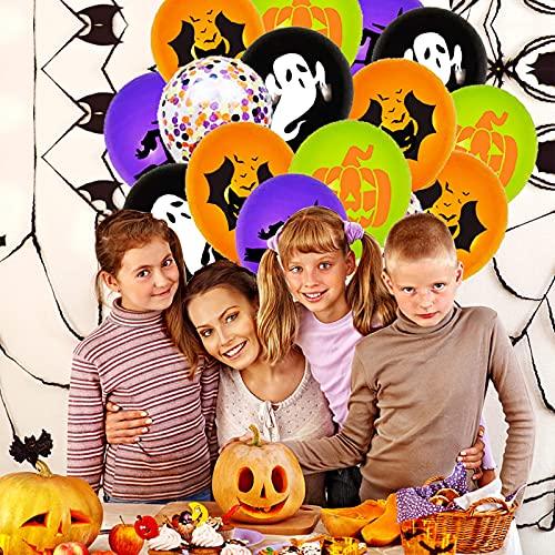 62PCS Halloween Party Balloons Decorations, 12 Inch Black Orange Purple Green Confetti Balloons for Kids Halloween Birthday - If you say i do