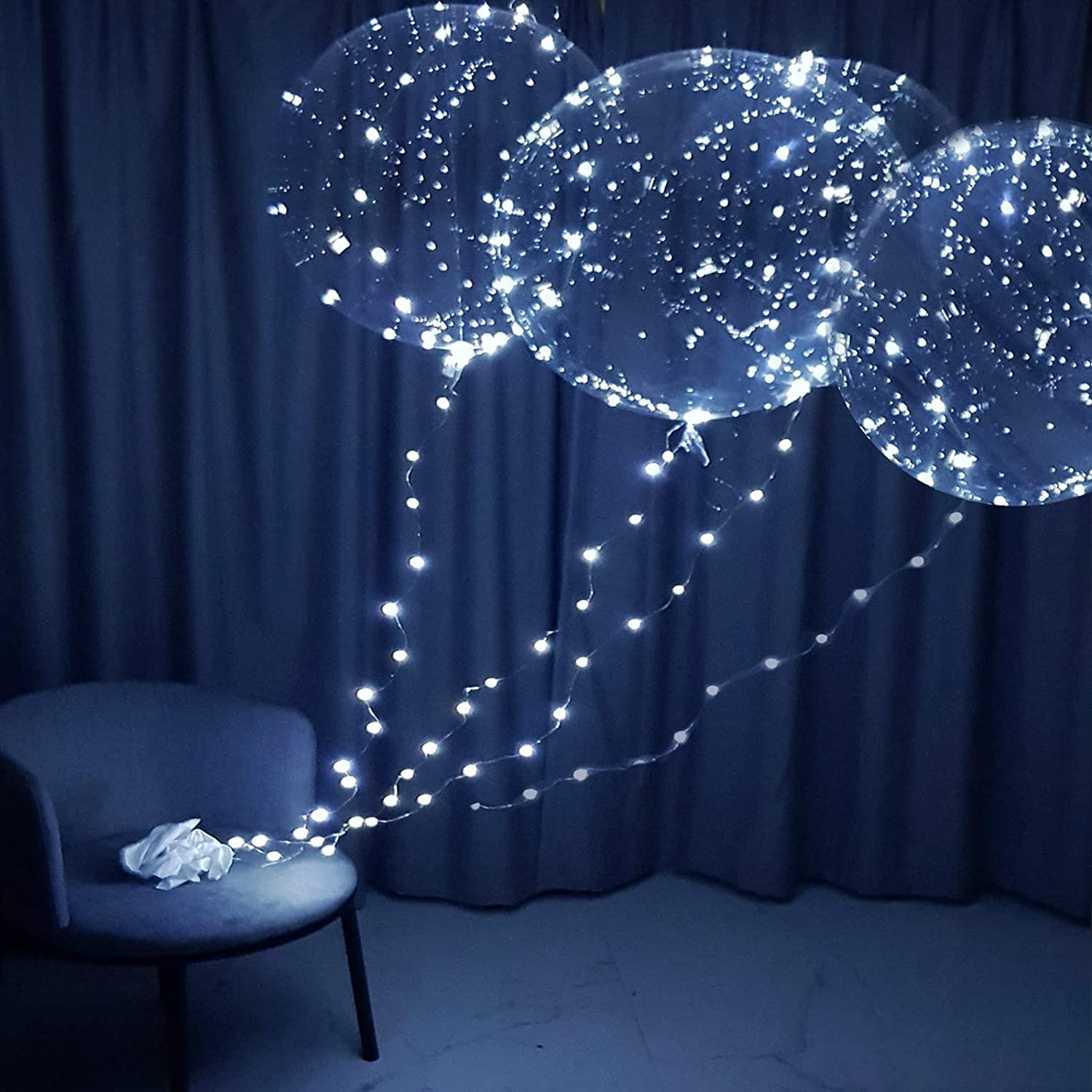 Reusable Led Balloons with Batteries for Birthday/Wedding/Prom Party B ...