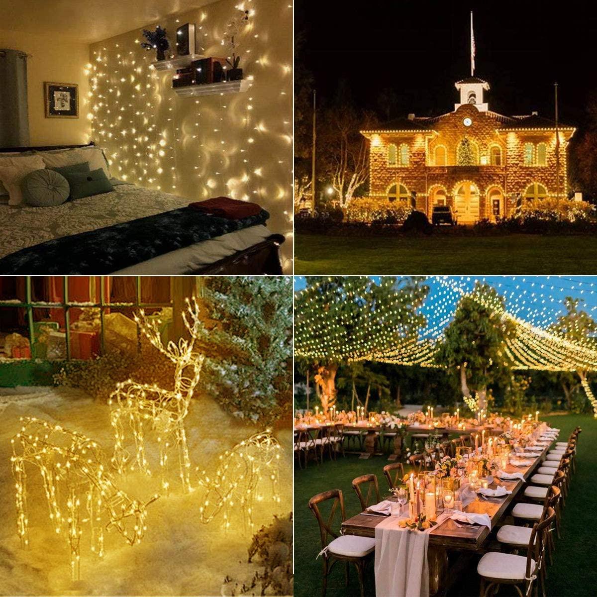 Super Long 330ft 800 LED Outdoor String Lights for Wedding and Christmas Decorations - If you say i do