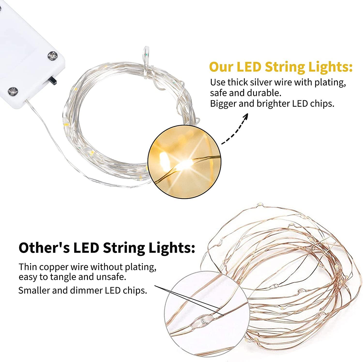 12pcs Led Fairy Lights Battery Operated String Lights - If you say i do