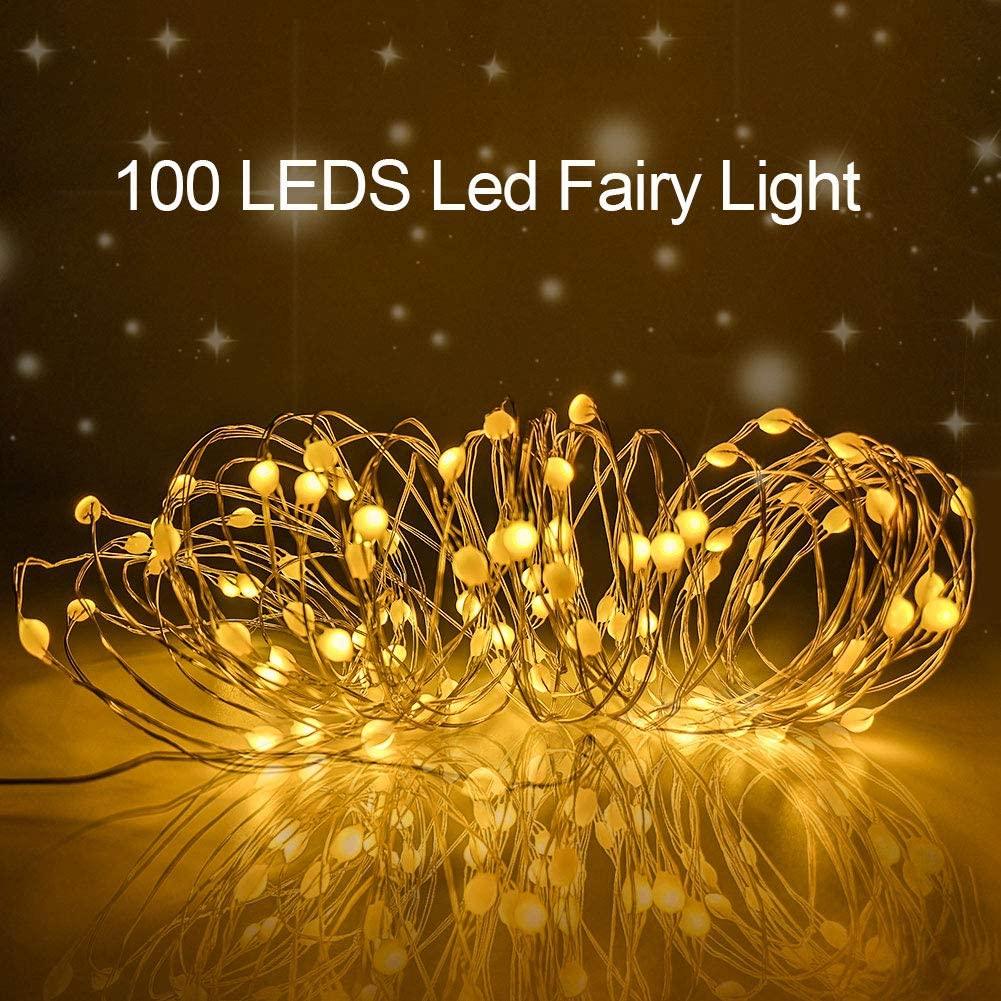 Fairy Lights for Bedroom String Lights 33 Ft 16 Colors Changing String Lights with 8 Lighting Modes Remote Control Waterproof Rope Light - If you say i do