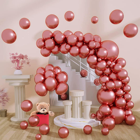 100Pcs 18"+12"+10"+5" Ballons Balloon Arch Kit as Birthday Party Balloons Gender Reveal Balloons Baby Shower Balloons Wedding Anniversary - If you say i do