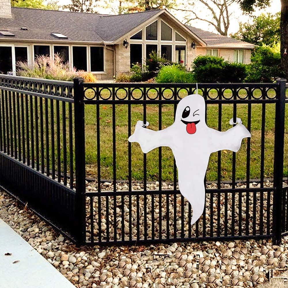 Halloween Ghost Hanging Decoration Outdoor Decor - Hallowmas Tree Hugger Friendly Spooky Party Supplies - If you say i do