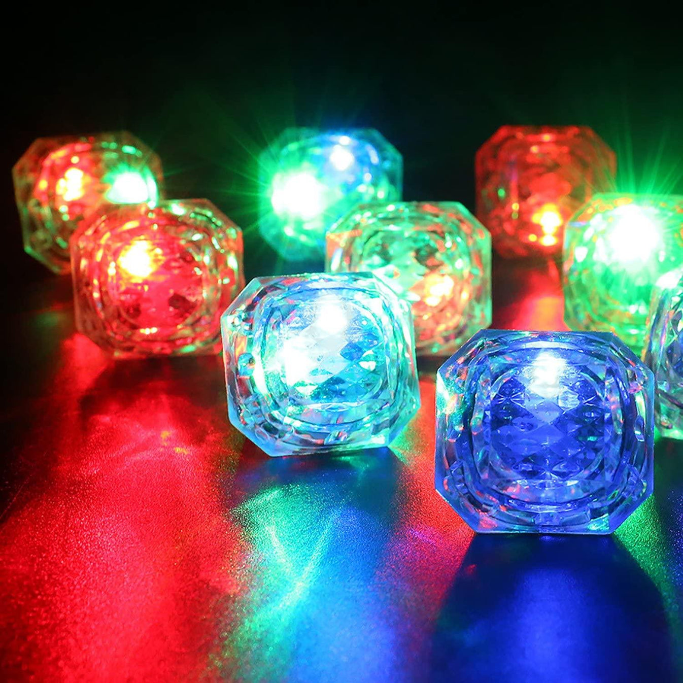 LED Light Up Jewel Engagement Party Rings / Bachelorette/ Wedding Part ...