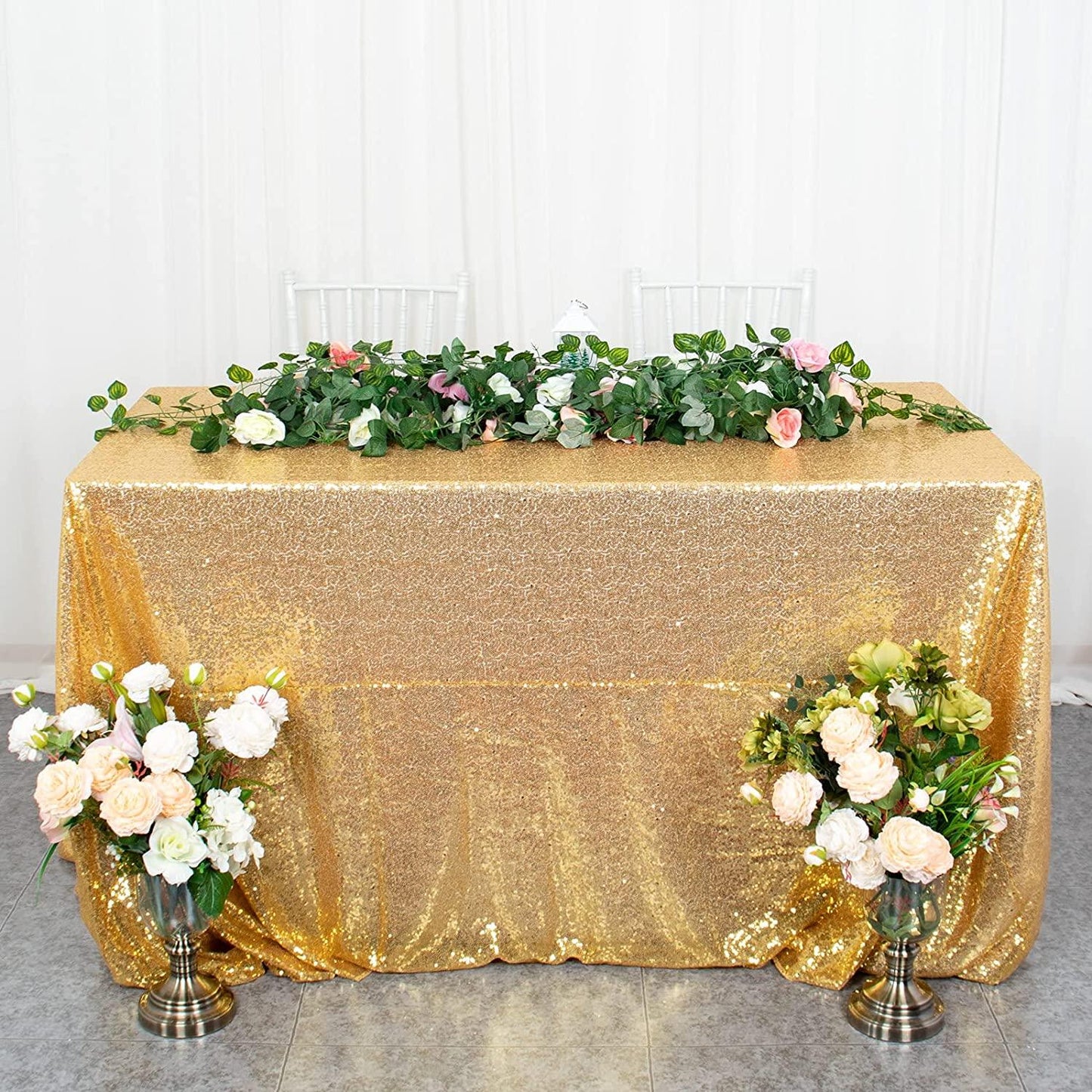 50''x50'' Square Silver Sequin Tablecloth Select Your Color & Size Can Be Available ! Sequin Overlays, Runners, Gatsby Wedding, Glam Wedding Decor - If you say i do