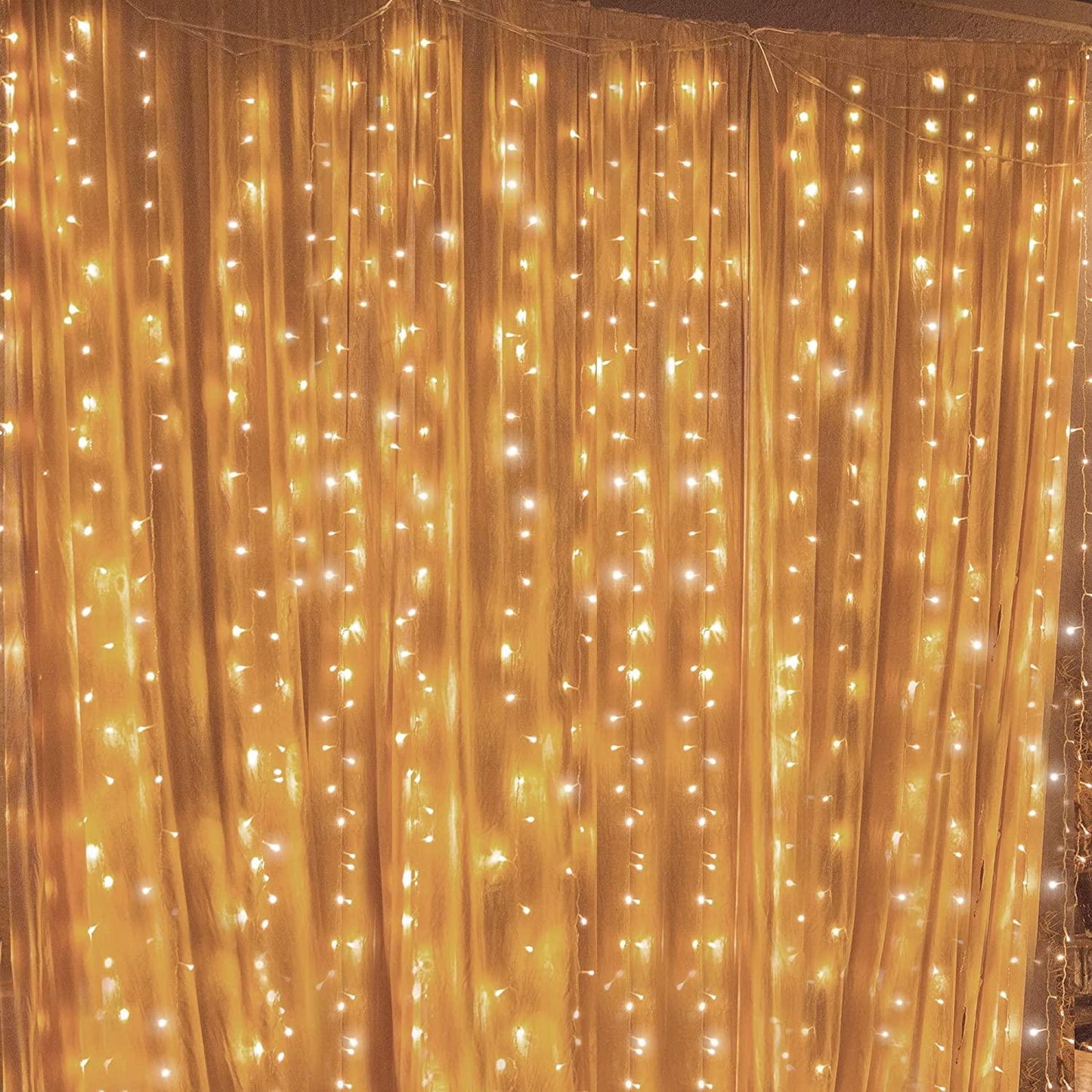 300 LED Window Curtain String Light Wedding Party Home Garden Decorations - If you say i do