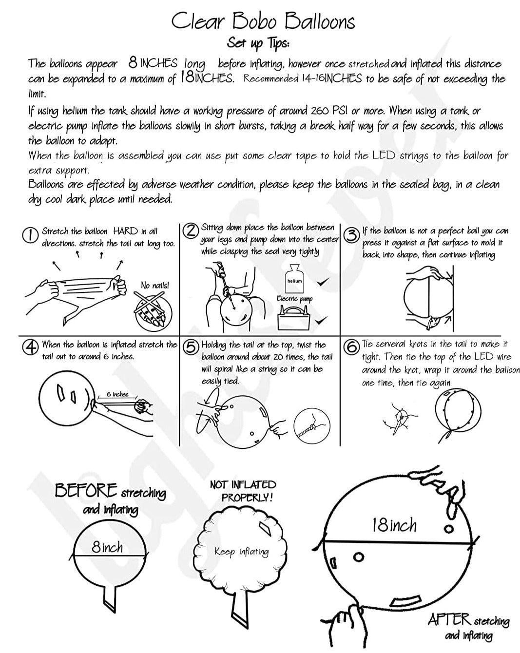 Reusable Led Balloons with Batteries for Birthday/Wedding/Prom Party Balloon Decorations - If you say i do