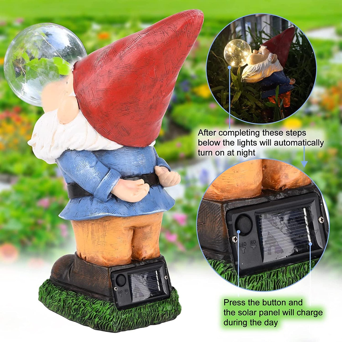 Garden Gnomes Decor Statues - Gnomes Garden Decorations Funny Statues Outdoor - If you say i do