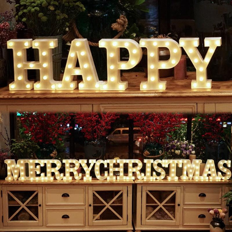 Battery Powered LED Letter Lights Sign Light Up Letters Sign for Night Light Wedding/Birthday Party Christmas Lamp Home Decoration - If you say i do